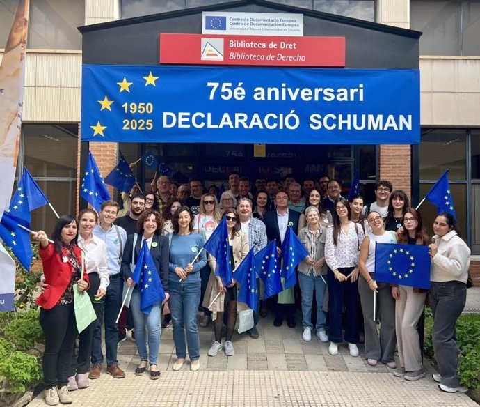 Una exposición de la UA repasa los 75 años de "integración europea" por el Día de Europa