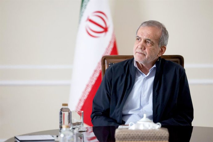 Presidente do Irã, Masud Pezeshkian (arquivo)