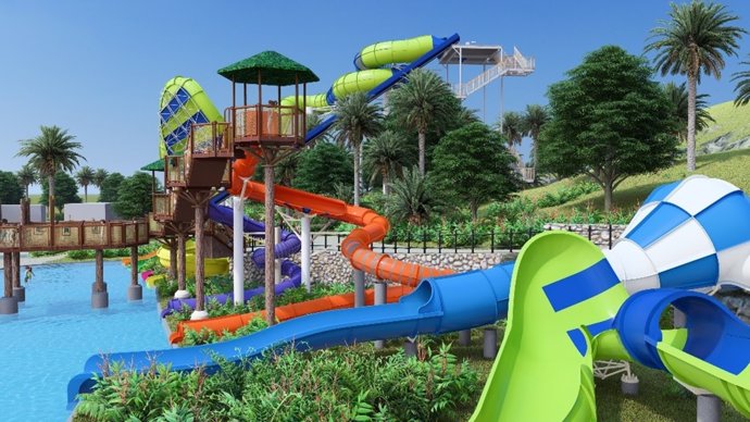 El parc aquàtic Water World de Lloret de Mar (Girona)