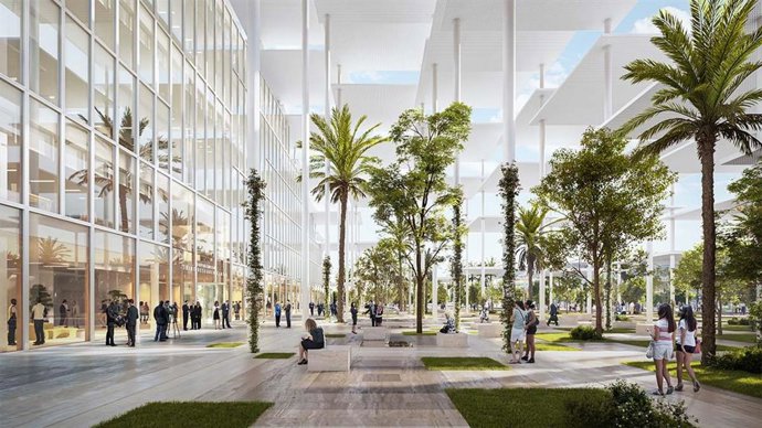 Proyecto de la sede del Centro Común de Investigación (JRC) en la Isla de la Cartuja.