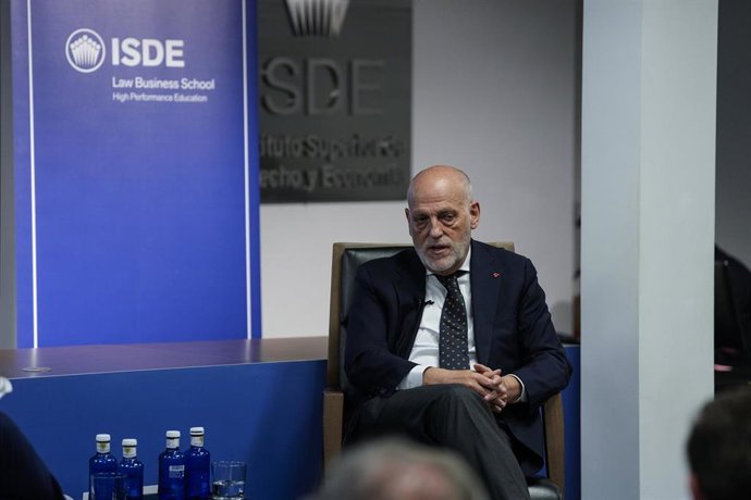 Archivo - El presidente de LaLiga, Javier Tebas, será uno de los ponentes destacados de la sexta edición del ISDE Sports Convention el próximo 6 de junio en el Centro Cultural Galileo de Madrid.