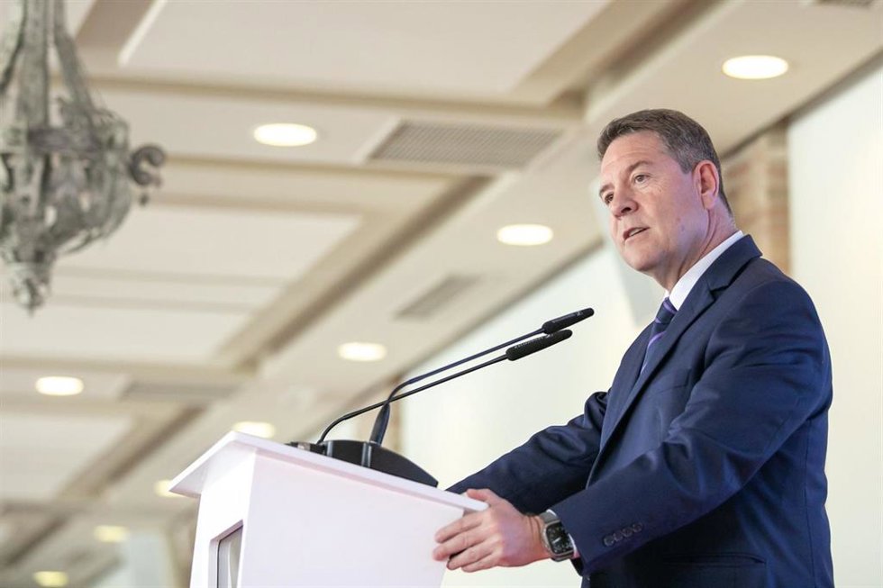 El presidente regional, Emiliano García-Page