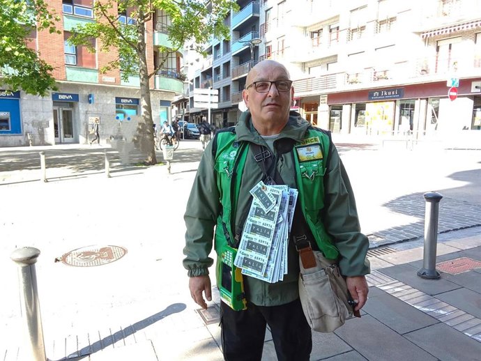 Agente vendedor de la ONCE