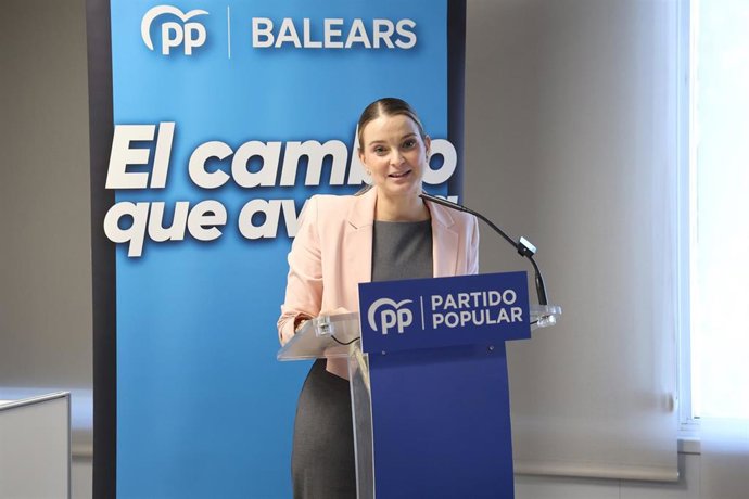 Archivo - La presidenta del PP de Balears, Marga Prohens.