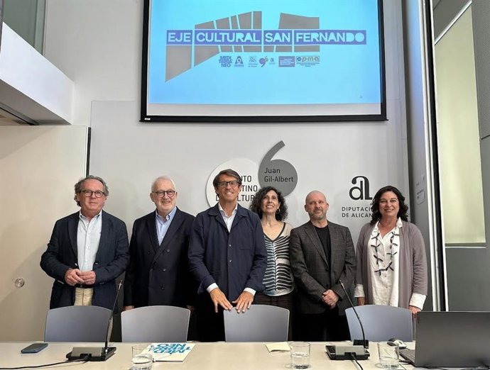 El IAC y otras cinco entidades se unen para promover el eje cultural de la calle San Fernando en Alicante