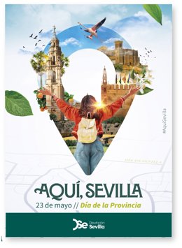 Imagen del cartel promocional del Día de la Provincia de Sevilla