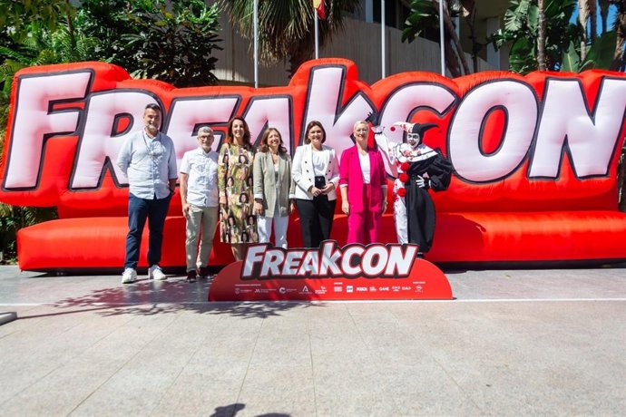 Presentación del Festival Internacional de manga, cómic, series de televisión y videojuegos, FreakCon en Torremolinos (Málaga) .