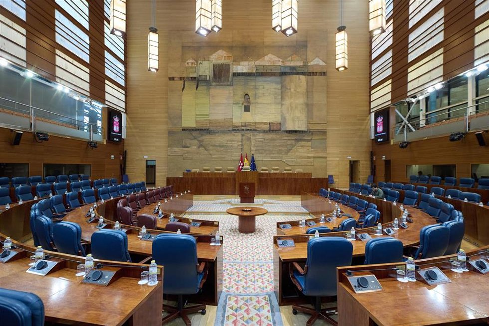 Archivo - Vista de una sesión de control al Gobierno de la Comunidad de Madrid, en la Asamblea de Madrid, a 30 de abril de 2024, en Madrid (España). El pleno ha arrancado con la sesión de control a Ayuso donde le han preguntado por el respeto a las inst