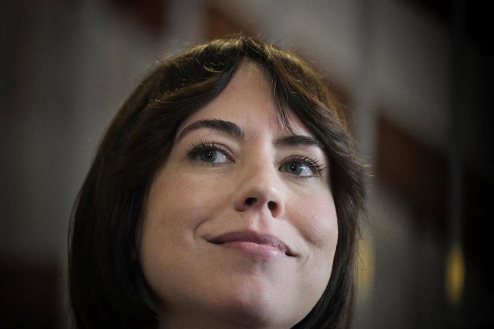 La ministra de Ciencia, Innovación y Universidades, Diana Morant, a su llegada a presidir el Pleno del Consejo de Universidades, en la Facultad de Educación de la UNED, a 12 de mayo de 2025, en Madrid (España). 