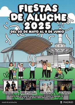 Cartel Fiestas de Aluche