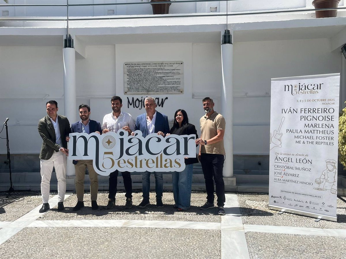  Mojácar 5 Estrellas  confirma el maridaje de alta gastronomía y música en directo para su segunda edición
