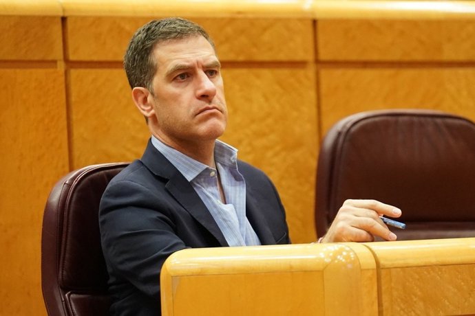 Archivo - El coordinador general del PP de Almería y senador Miguel Ángel Castellón.
