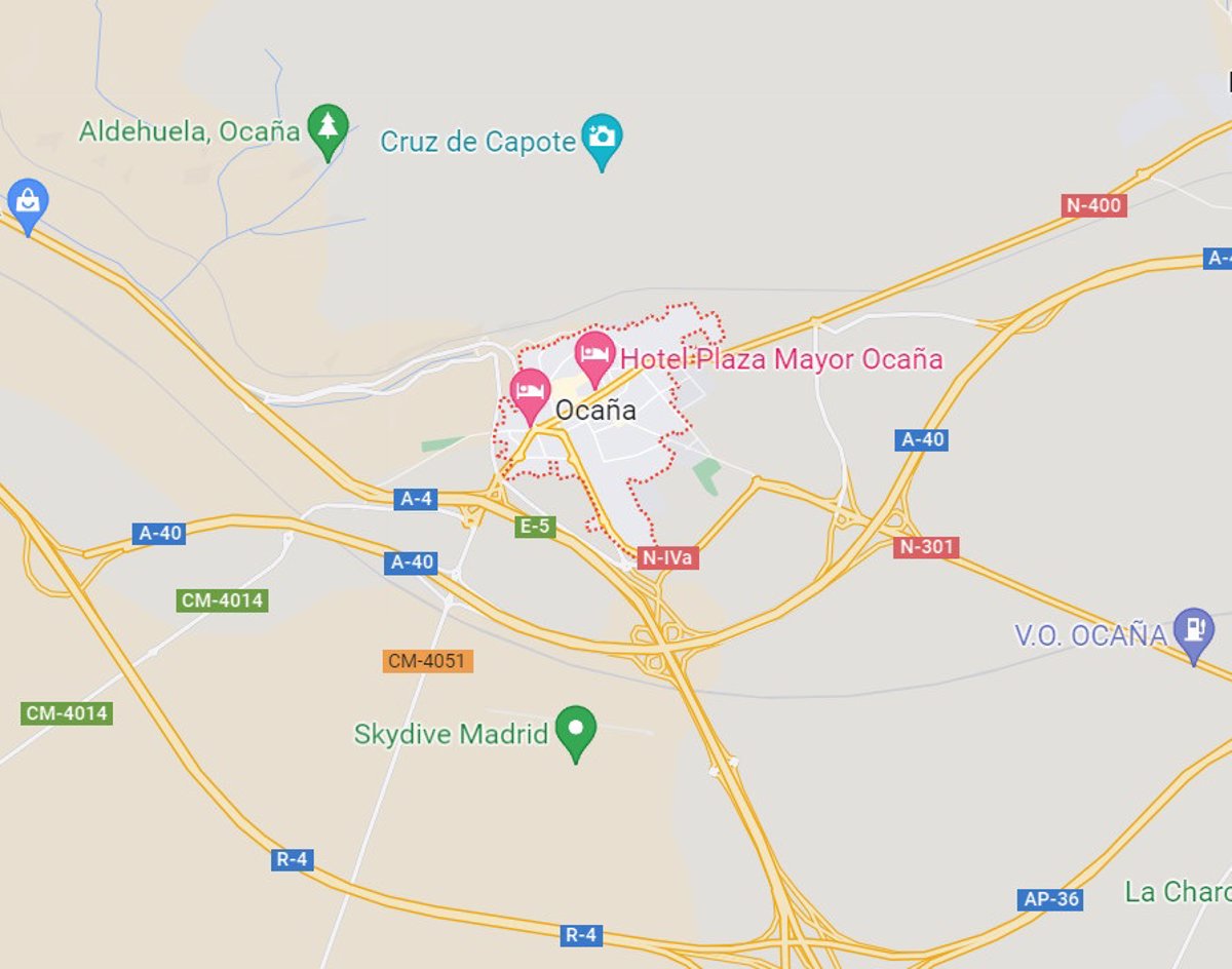 Trasladado al hospital un camionero accidentado en la A-4, a la altura de Ocaña (Toledo)