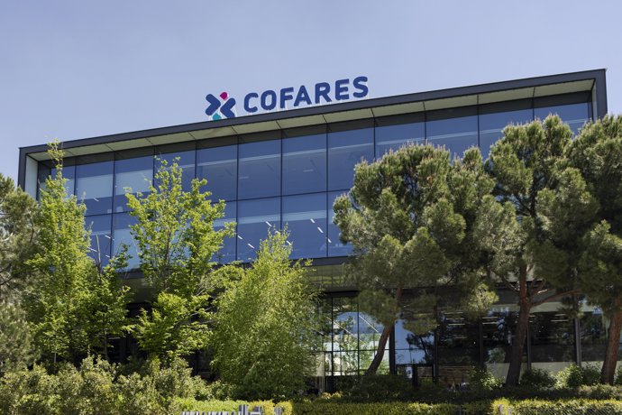 Logo de Cofares en su sede de Madrid