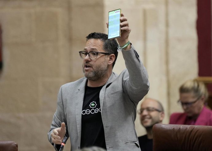 Archivo - El portavoz de Adelante Andalucía, José Ignacio García