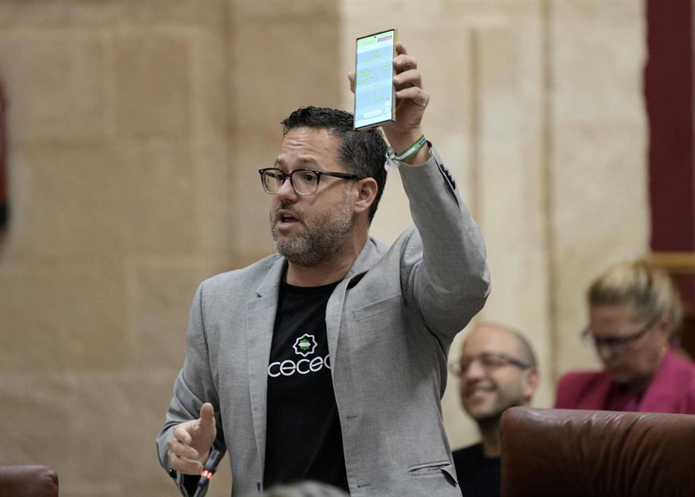 Archivo - El portavoz de Adelante Andalucía, José Ignacio García