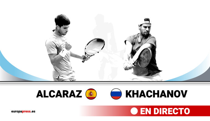 Alcaraz - Khachanov, octavos de final de Roma: en directo