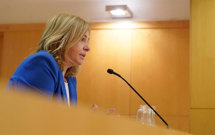 Archivo - La vicealcaldesa de Madrid, Inma Sanz, en la rueda de prensa posterior a la Junta de Gobierno