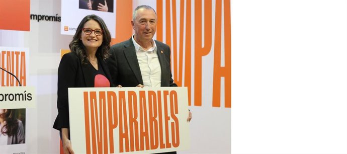 Archivo - Arxiu - Oltra i Baldoví en roda de premsa