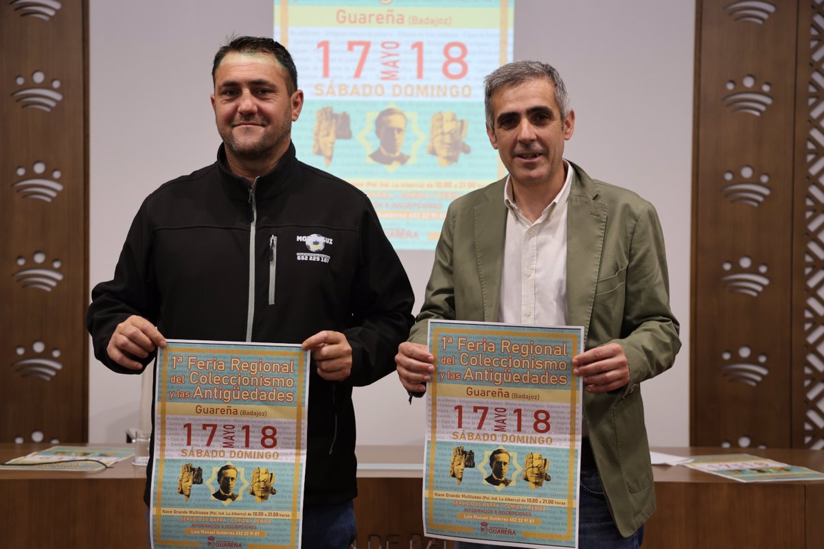 La I Feria Regional del Coleccionismo y las Antigüedades de Guareña reunirá 40 expositores este fin de semana