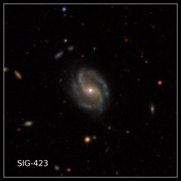 Galaxias estudiadas por los investigadores de la UGR