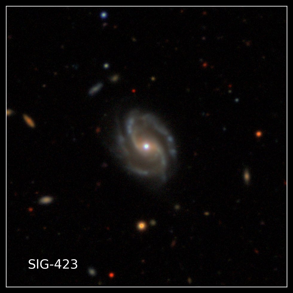 Galaxias estudiadas por los investigadores de la UGR