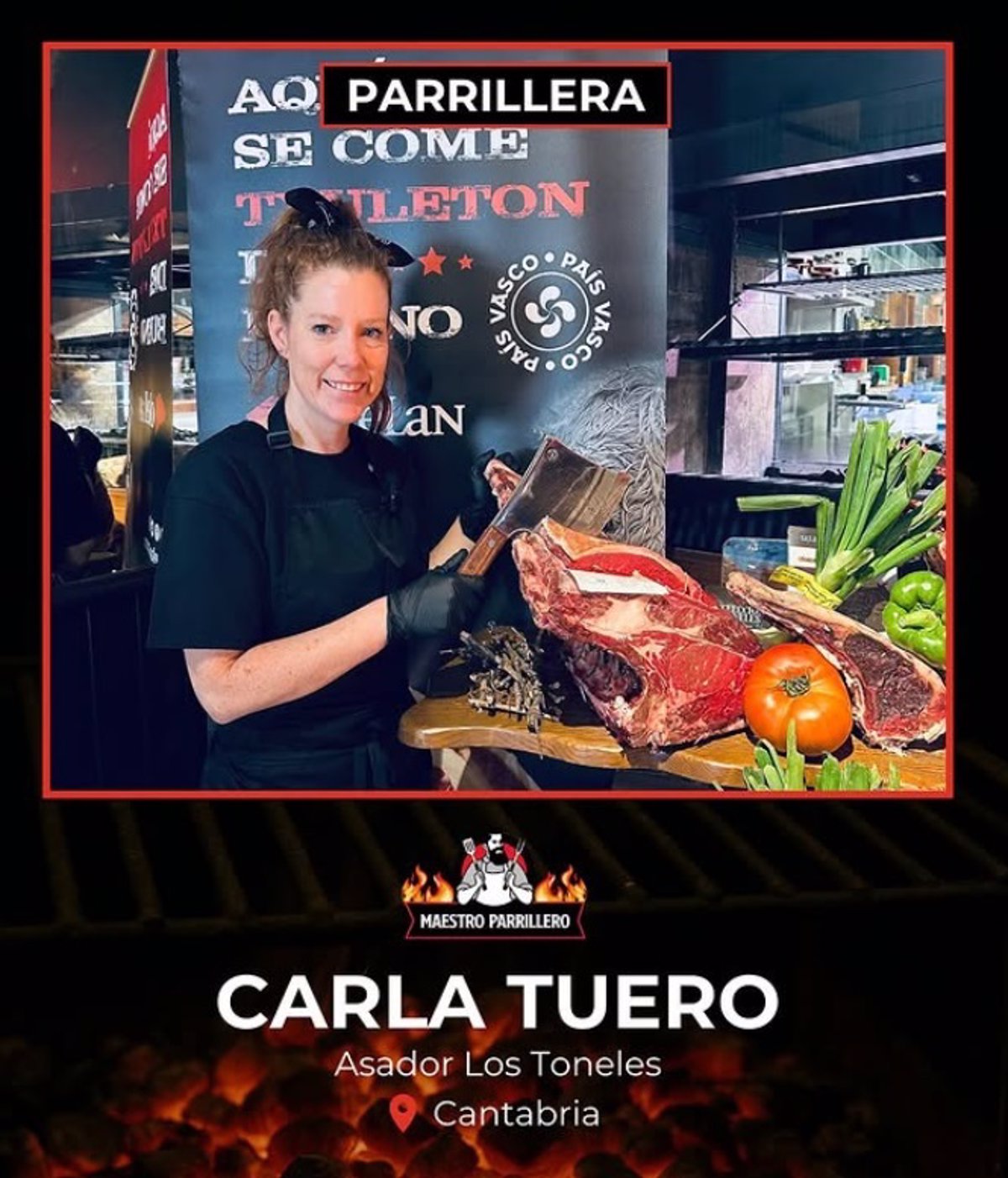 El restaurante Los Toneles representará a Cantabria en el Certamen Nacional Maestro Parrillero 2025