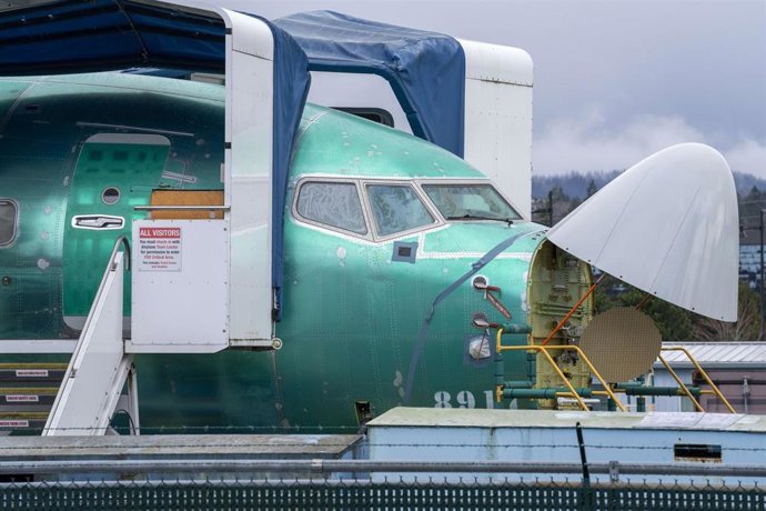 Archivo - 12 March 2024, US, Renton: Boeing airplanes in various stages of production stand in the Boeing Renton Factory in Renton, Washington, USA.