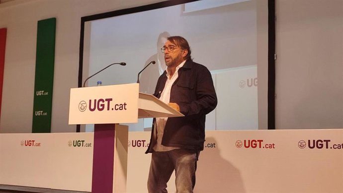 El secretario general de UGT de Catalunya, Camil Ros.