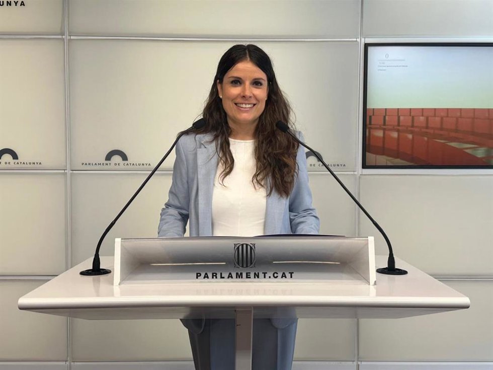 La portavoz de Junts en el Parlament, Mnica Sales