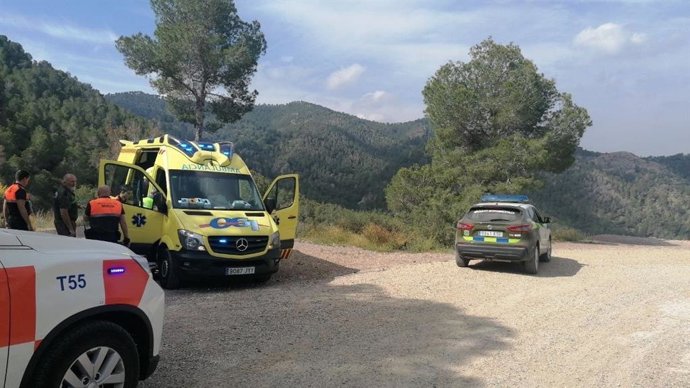 Imagen del rescate realizado por los servicios de emergencias