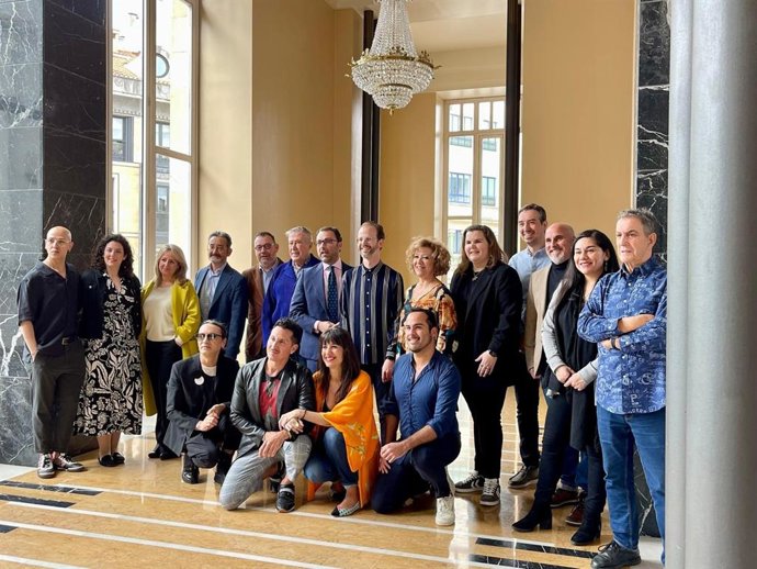 Presentación en el Teatro Campoamor de Oviedo de la obra 'La corte de Faraón'.