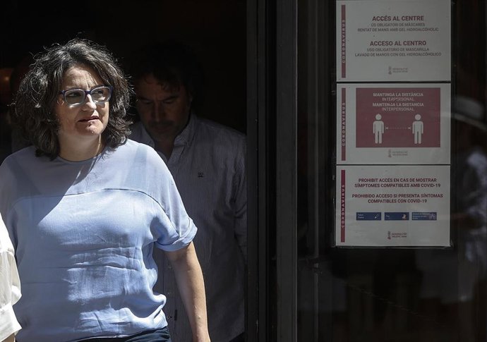 Archivo - La exvicepresidenta de la Generalitat y ex portavoz del Consell, Mónica Oltra, en una imagen de archivo