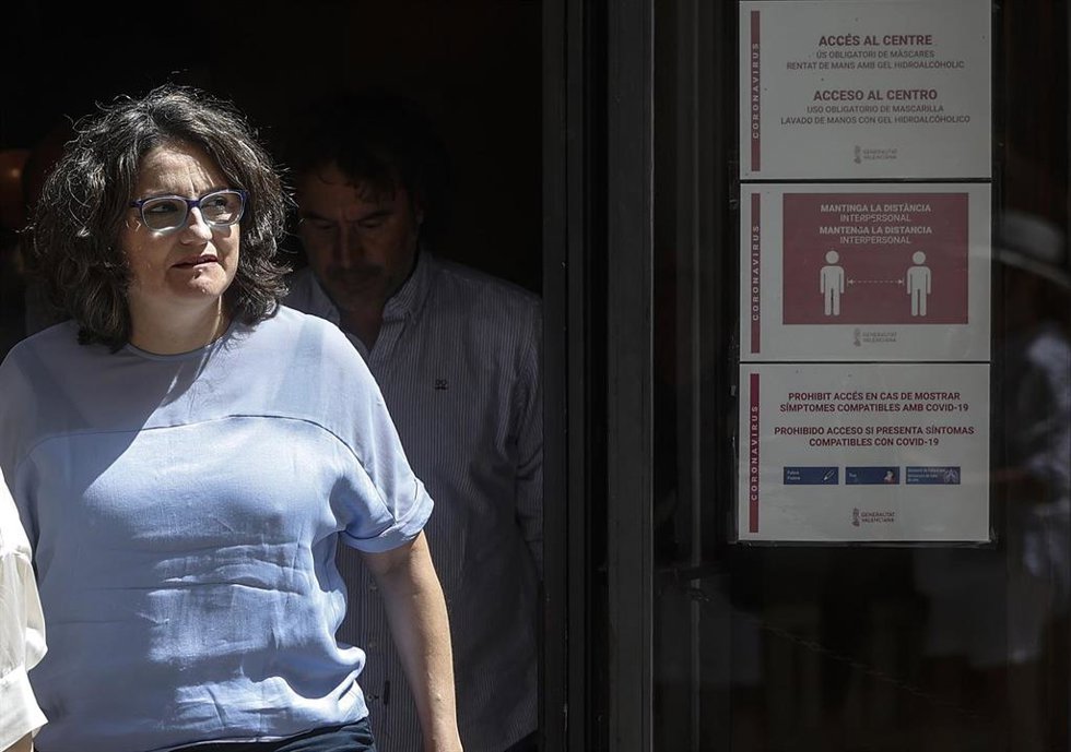 Archivo - La exvicepresidenta de la Generalitat y ex portavoz del Consell, Mónica Oltra, en una imagen de archivo