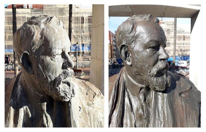 El Ayuntamiento de València restaura la fuente Monumento a Sorolla sita en la plaza de la Semana Santa Marinera