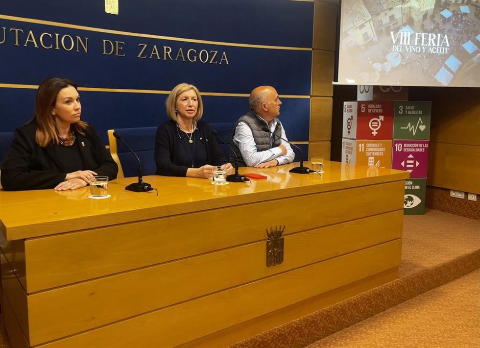 Presentación de 'Saborea Magallón' en la sala de prensa de la DPZ.