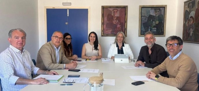 La consellera de Promoción Económica y Desarrollo Local del Consell de Mallorca, Pilar Amate, en la constitución de la comisión sectorial.