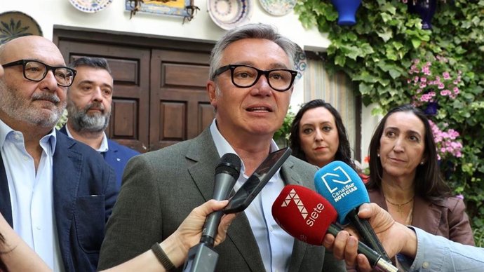 Manuel Gavira, este martes en Córdoba