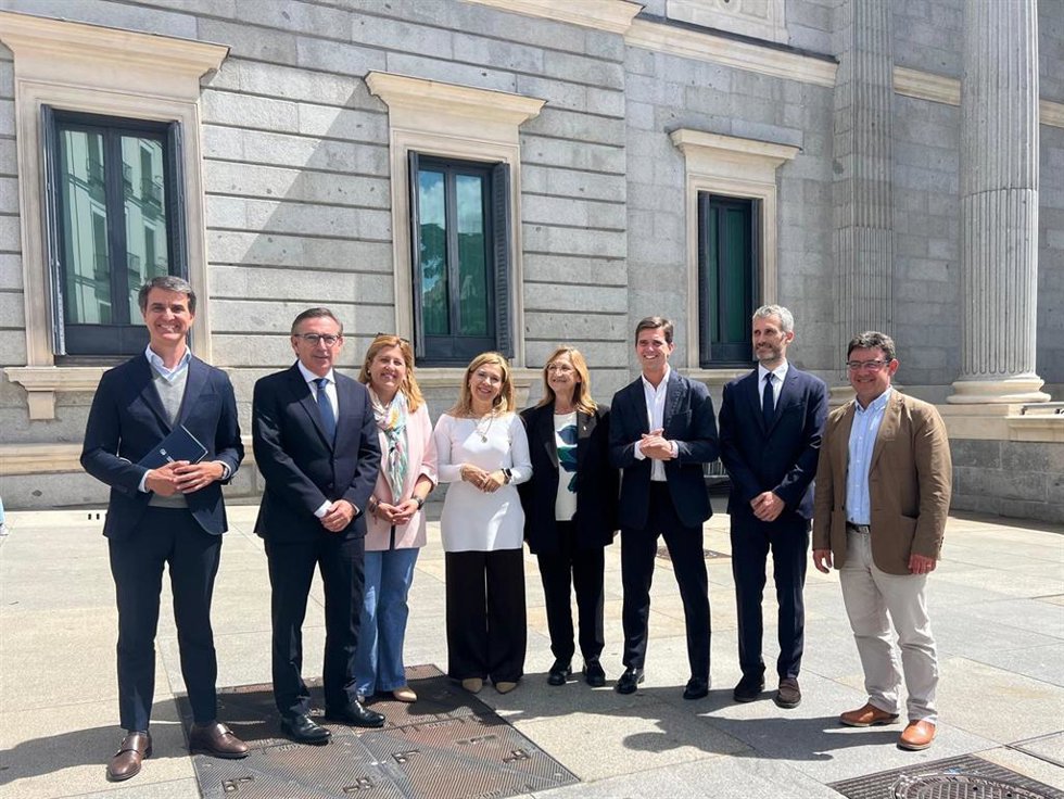 Representantes del PP han registrado una iniciativa sobre la glorieta de La Puebla de Alfindén en el Congreso de los Diputados.
