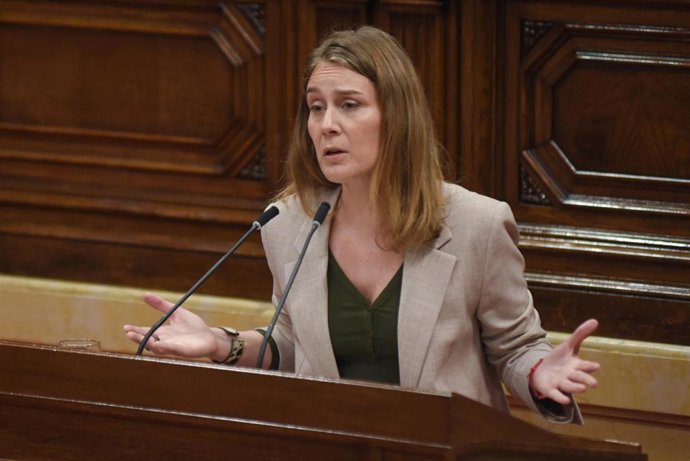 La presidenta del grupo Comuns Sumar, Jéssica Albiach