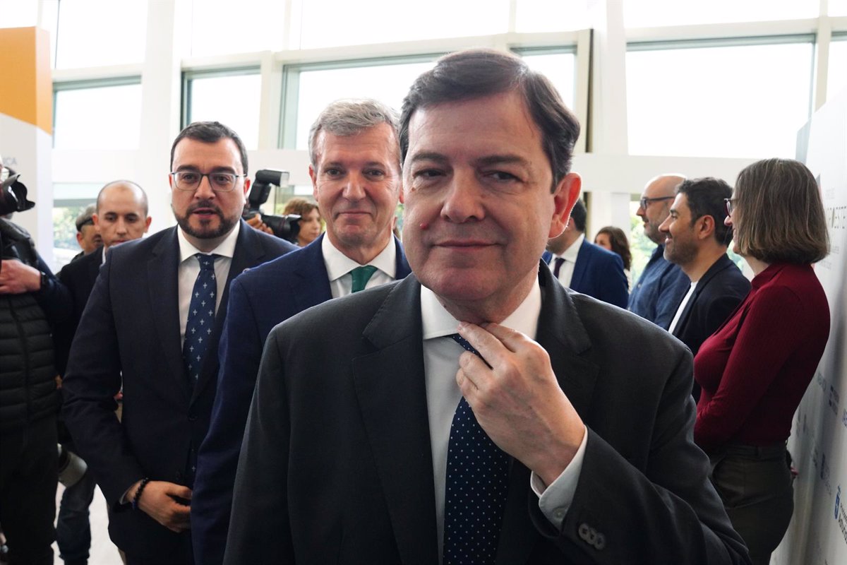 Rueda, Barbón y Mañueco urgen mejores infraestructuras para el noroeste y nueva financiación