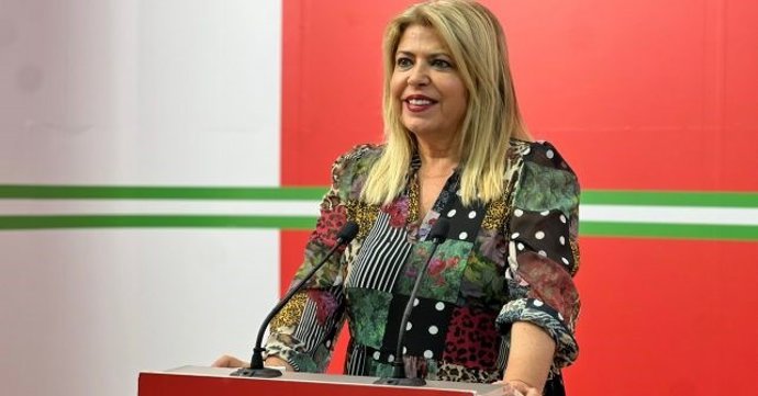 Archivo - Mamen Sánchez en rueda de prensa.
