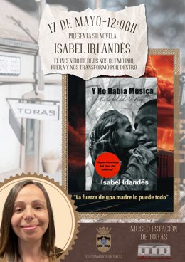 Isabel Irlandés presentarà el seu llibre, 'Y no había música'