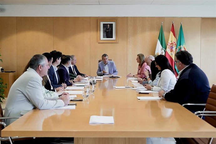 Imagen de la sesión de la junta de gobierno de la Diputación