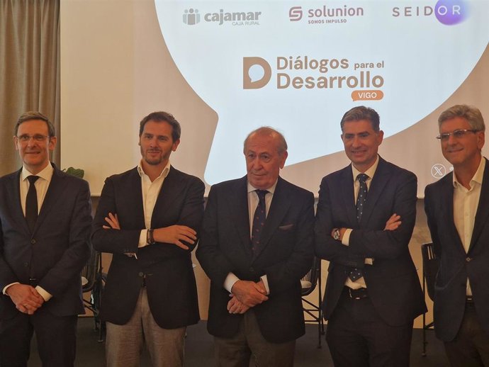 Albert Rivera este martes en Vigo.