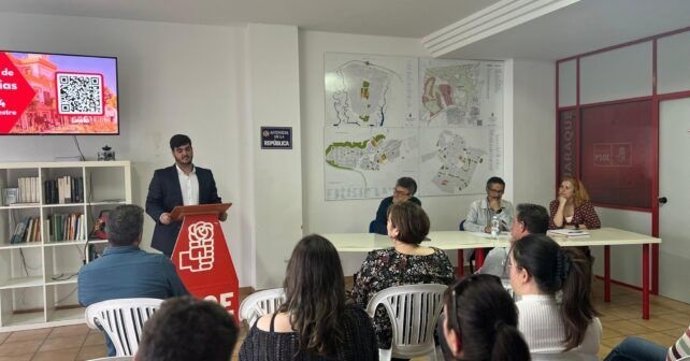 Fran Luque, nuevo secretario general del PSOE de Aljaraque (Huelva).