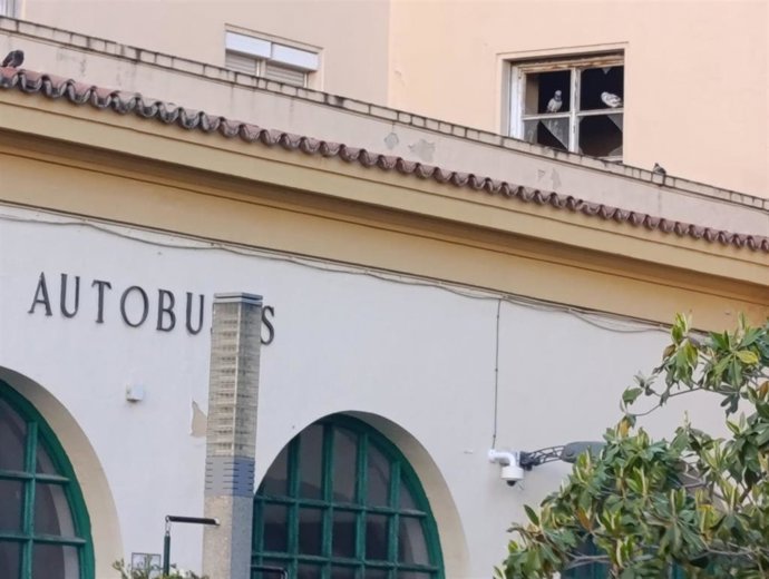 Edificio de la estación de autobuses.