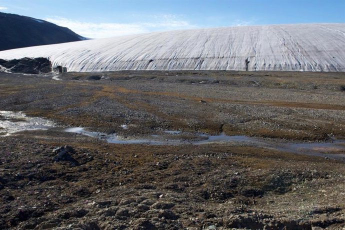 Archivo - Arquivo - Duas novas espécies de fungos apareceram em uma geleira que derrete rapidamente na Ilha Ellesmere, no Ártico canadense, a oeste da Groenlândia.