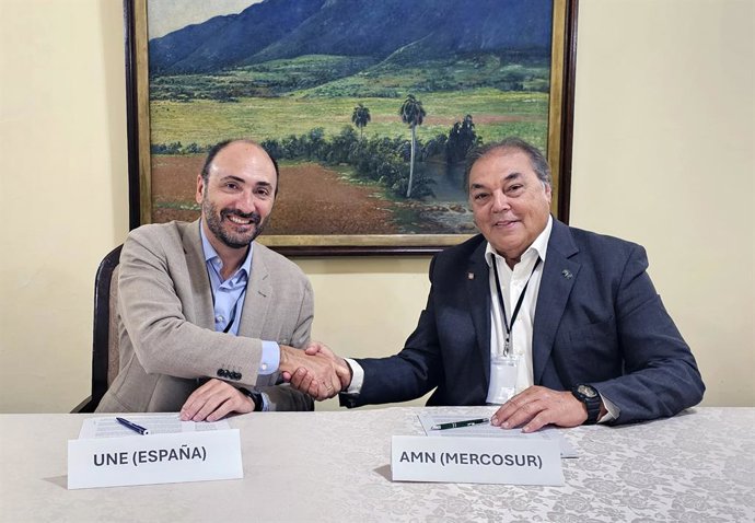 La UNE renueva su acuerdo con la AMN para impulsar el comercio entre la UE y Mercosur