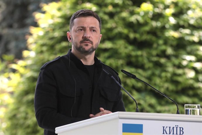 Volodimir Zelenski, presidente de Ucrania.